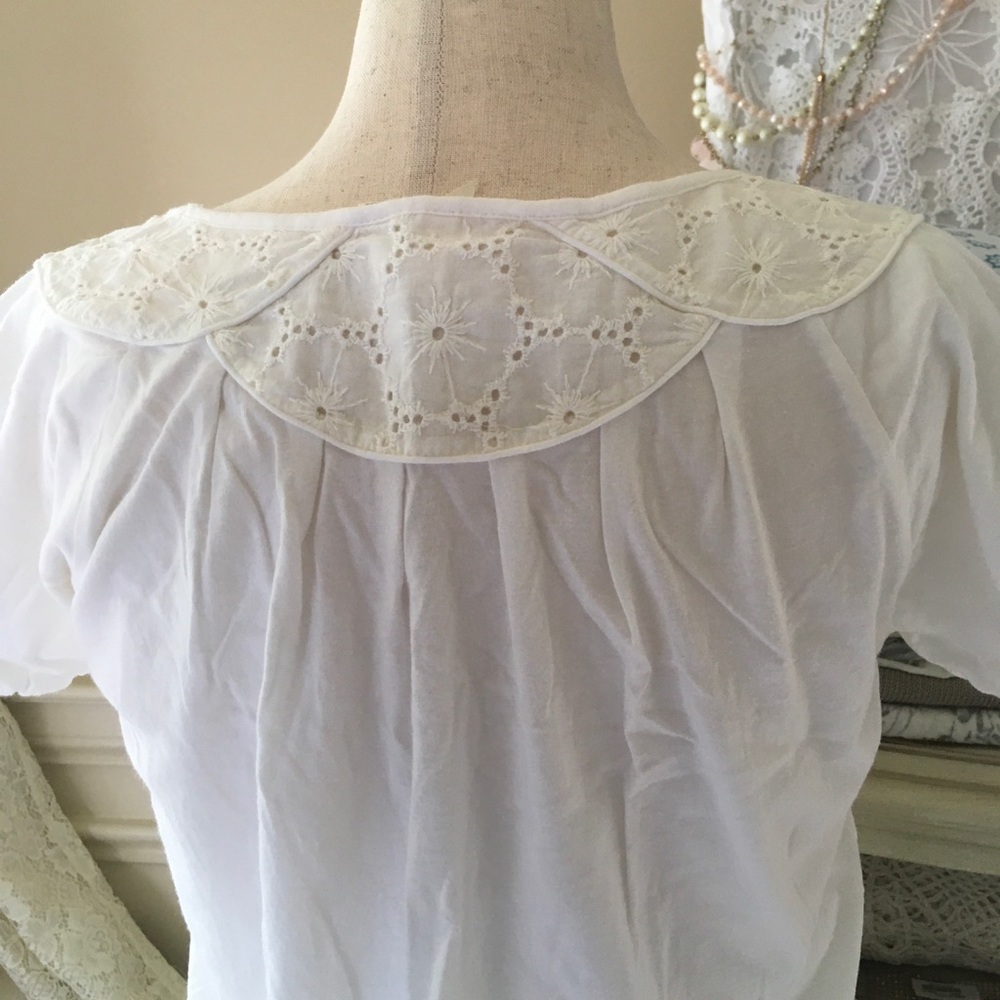 Little Yellow Button top by Anthropologie - Picture 3 of 9